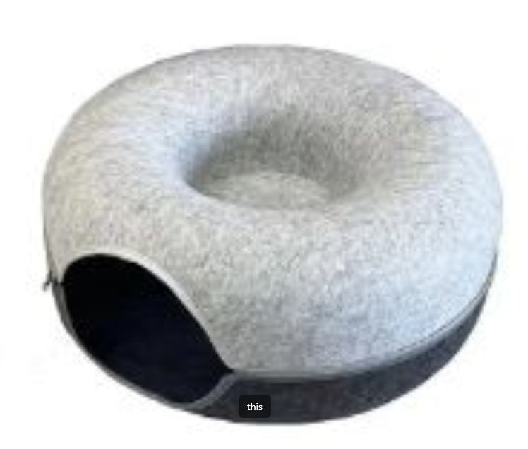 Four Seasons Available Cat Nest Round Woolen